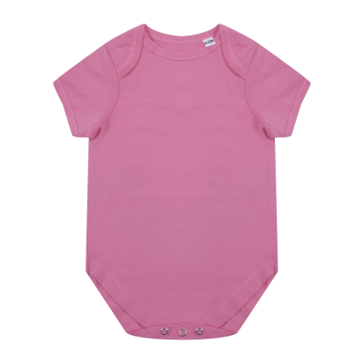 Short-sleeved organic cotton baby grow